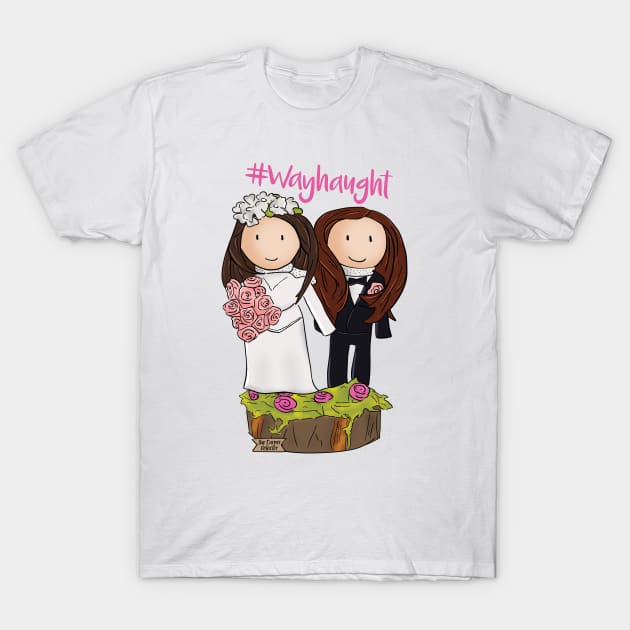 Wayhaught Wedding cake topper T-Shirt by Brudy